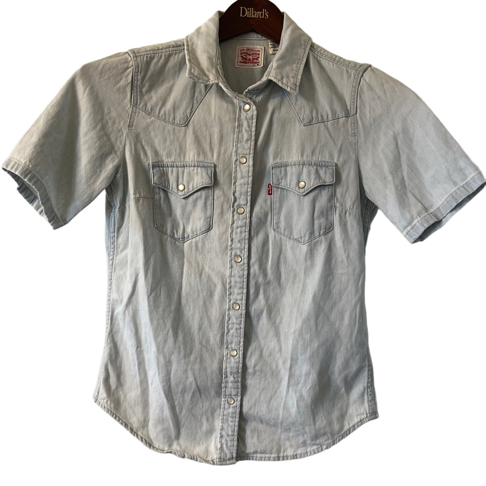 Levi's Light Blue Denim Shirt XS